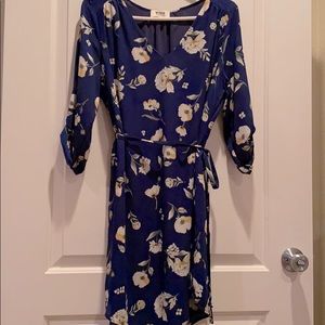 Verse Amanda Dress, blue flora, M